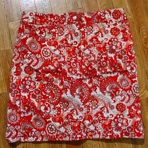 Ann Taylor Cotton Mini Skirt w/ Pockets (B1-X)
